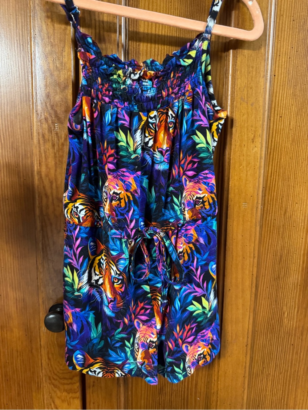 Bums & Roses  Tiger Print One-Piece Romper